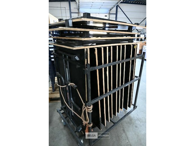 Plooitafels met tafeltransportkar (14x) - afbeelding 1 van  2