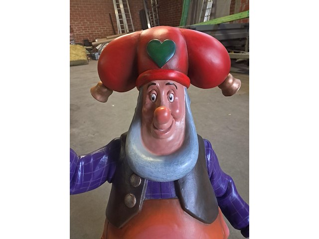 Plopbeeld uniek uit attractiepark zeer goede staat collector item uit polyster h 1010 mm b 590 mm - afbeelding 2 van  7