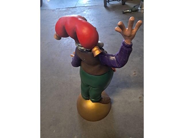 Plopbeeld uniek uit attractiepark zeer goede staat collector item uit polyster h 1010 mm b 590 mm - afbeelding 4 van  7