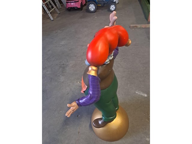 Plopbeeld uniek uit attractiepark zeer goede staat collector item uit polyster h 1010 mm b 590 mm - afbeelding 5 van  7