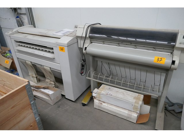 Plotter hp + docuwide printer xerox - afbeelding 1 van  11