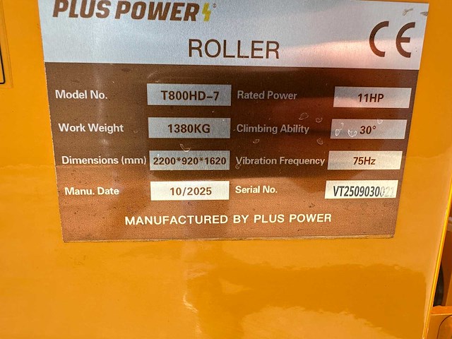 Plus power - 2025 - t800hd-7 - - duowals - afbeelding 23 van  23