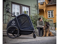 Pluto l dog trailer met verstelbare ophanging en opvouwbaar chassis - hamax - afbeelding 8 van  17