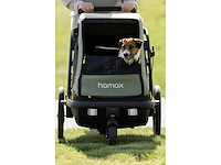 Pluto m dog bike trailer met vering en opvouwbaar chassis - hamax - afbeelding 2 van  9