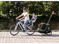 Pluto m dog bike trailer met vering en opvouwbaar chassis - hamax - afbeelding 1 van  9