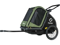 Pluto m dog bike trailer met vering en opvouwbaar chassis - hamax - afbeelding 3 van  9