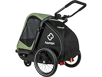 Pluto m dog bike trailer met vering en opvouwbaar chassis - hamax - afbeelding 4 van  9