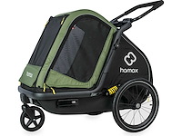 Pluto m dog bike trailer met vering en opvouwbaar chassis - hamax - afbeelding 5 van  9