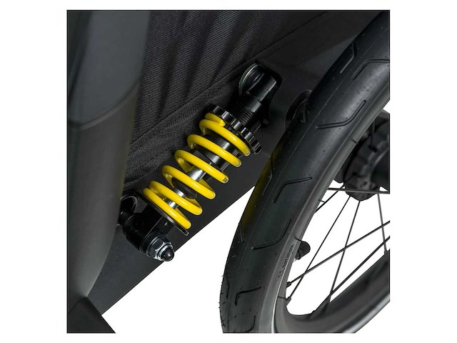 Pluto m dog bike trailer met vering en opvouwbaar chassis - hamax - afbeelding 7 van  9
