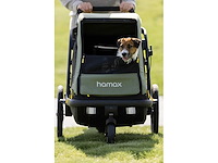 Pluto m dog bike trailer met vering en opvouwbaar chassis - hamax - afbeelding 2 van  10