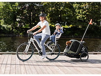 Pluto m dog bike trailer met vering en opvouwbaar chassis - hamax - afbeelding 1 van  10