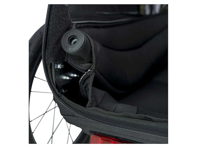 Pluto m dog bike trailer met vering en opvouwbaar chassis - hamax - afbeelding 5 van  10