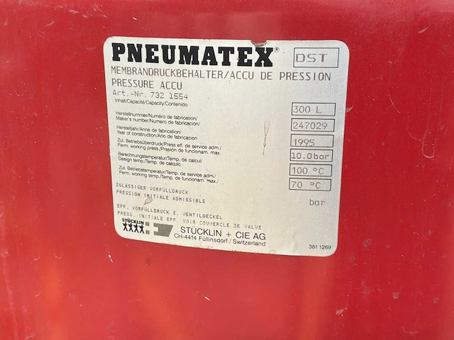 Pneumatex expansievat - afbeelding 3 van  5