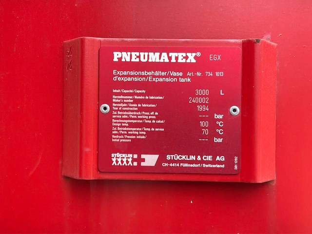 Pneumatex expansievat - afbeelding 2 van  4