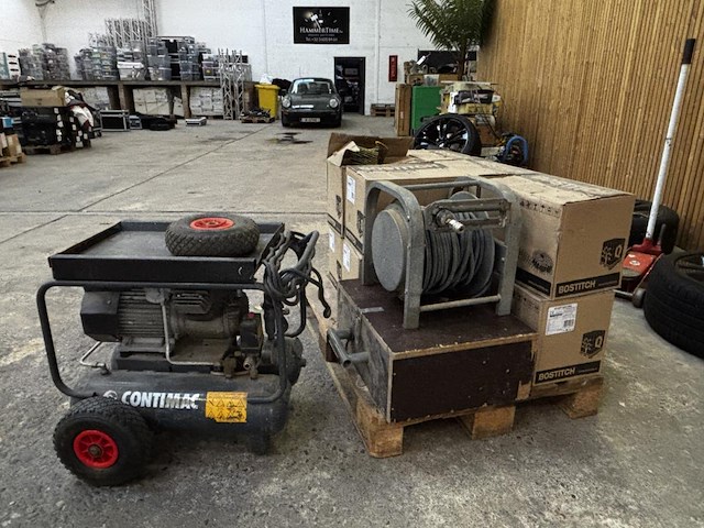 Pneumatisch nietpistool kitpro basso-verlenghaspel- compressor contimac - afbeelding 1 van  16