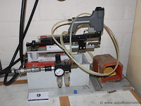 Pneumatisch nietstation, senco, met drukregelaar, max druk 8.3 bar