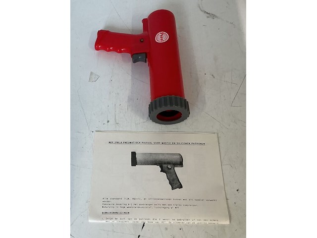 Pneumatisch pistool voor masic en siliconen patronen - afbeelding 3 van  4