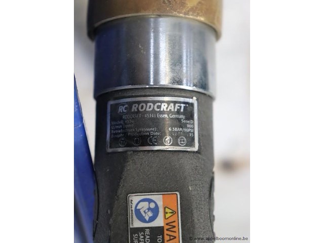 Pneumatische boormachine rodcraft 4450, werking niet gekend - afbeelding 2 van  2