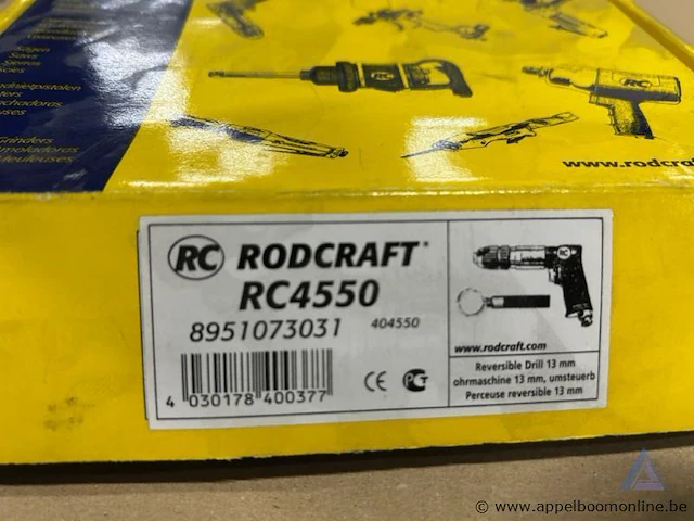 Pneumatische boormachine rodcraft rc4550 - afbeelding 2 van  2