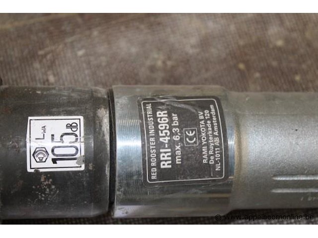 Pneumatische hakhamer red rooster rri-4596r, cap 6,3b - afbeelding 3 van  3