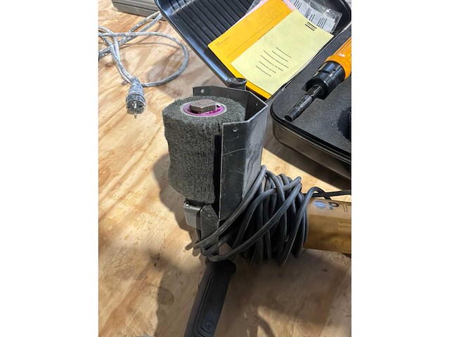 Pneumatische hand slijpmachine, satineermachine - afbeelding 5 van  7