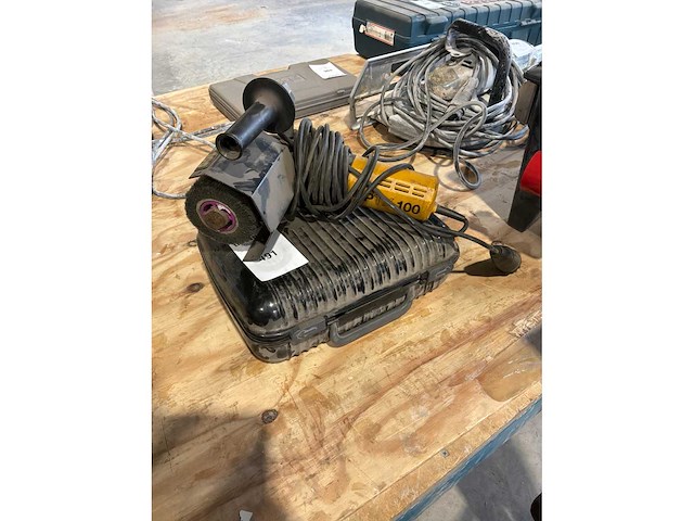 Pneumatische hand slijpmachine, satineermachine - afbeelding 7 van  7