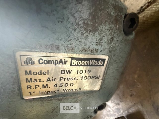 Pneumatische luchtslagmoersleutel compair bw1019 - afbeelding 3 van  3