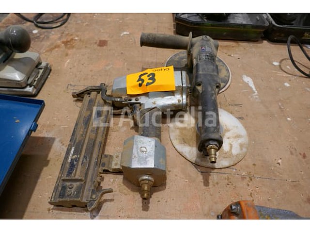 Pneumatische nagelschieter en poliermachine - afbeelding 1 van  4