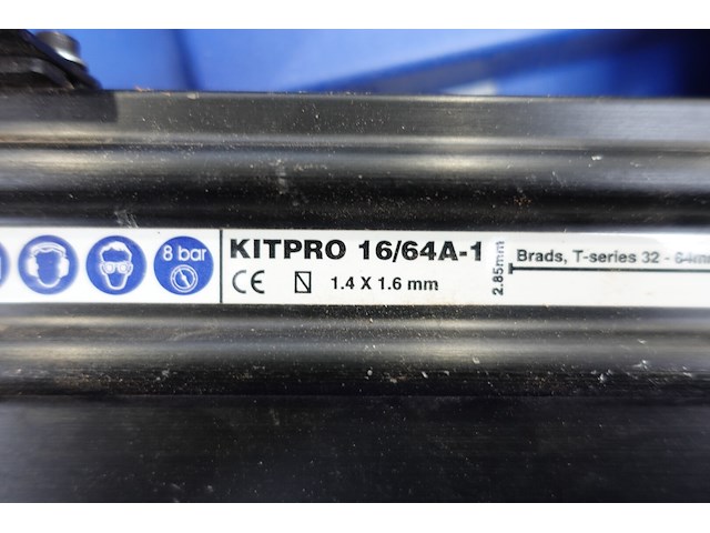 Pneumatische nagelschieter kitpro - afbeelding 3 van  4