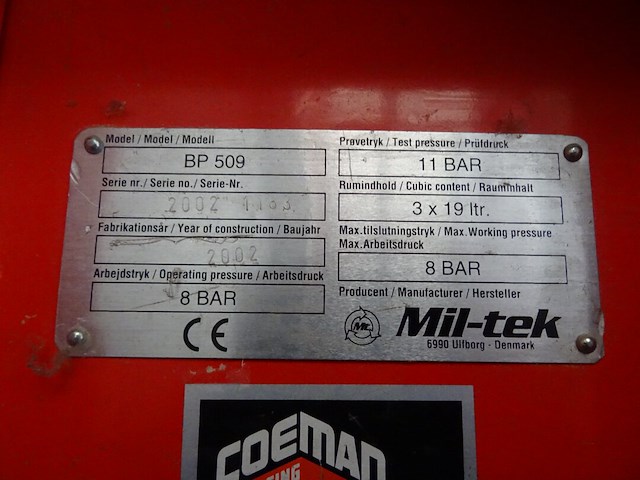 Pneumatische press mil-tek - afbeelding 4 van  6