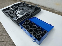 Pneumatische slagmoersleutel 1"2400nm met krachtdoppenset 12 delig - afbeelding 6 van  12