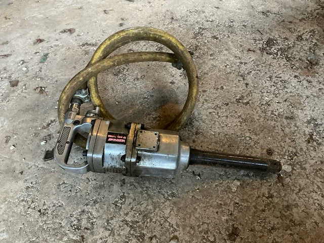 Pneumatische slagmoersleutel met luchtslang – lange as - afbeelding 3 van  3