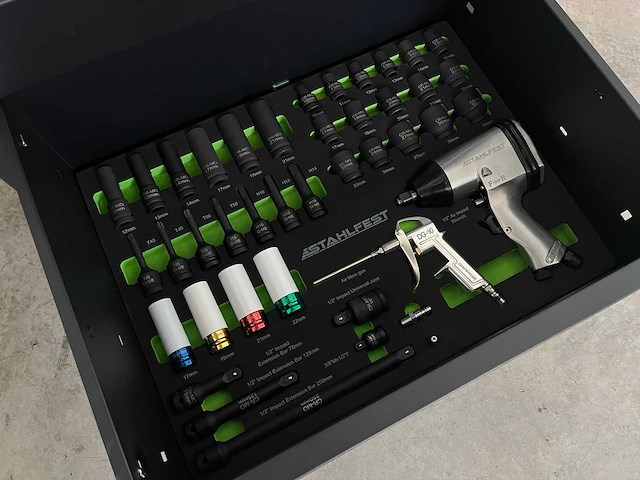 Pneumatische slagmoersleutel set - afbeelding 3 van  12