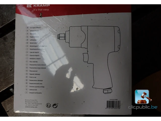 Pneumatische slagmoersleutel - afbeelding 5 van  6
