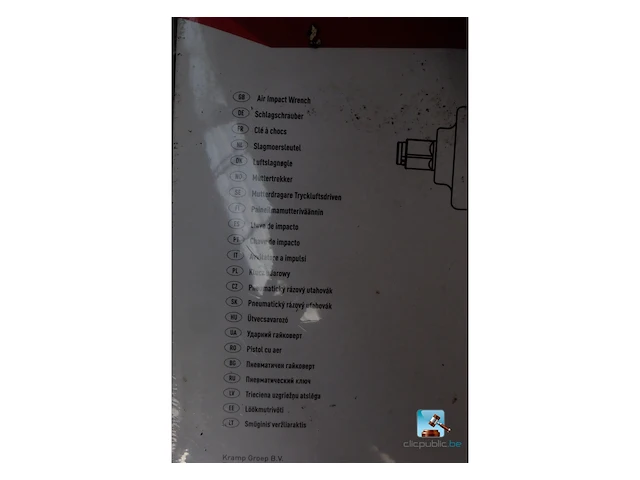 Pneumatische slagmoersleutel - afbeelding 6 van  6