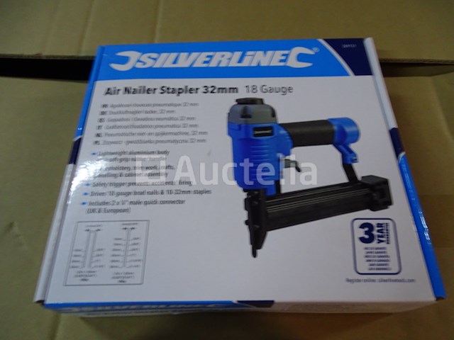 Pneumatische slijpmachine, 2-in-1 pneumatische nietspijker (32 mm) - afbeelding 2 van  7