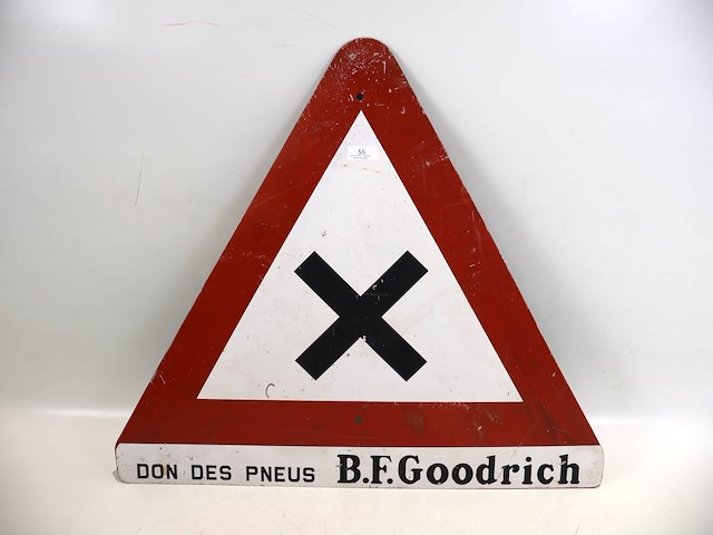 Pneus goodrich verkeersbord - afbeelding 1 van  6