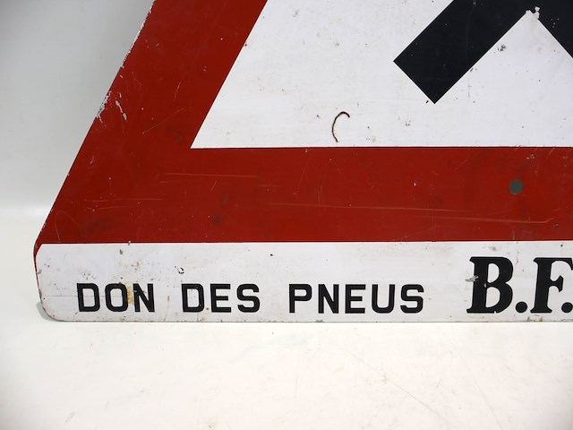 Pneus goodrich verkeersbord - afbeelding 3 van  6