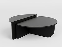 Podium salontafel | 100% melamine | zwart - afbeelding 5 van  5