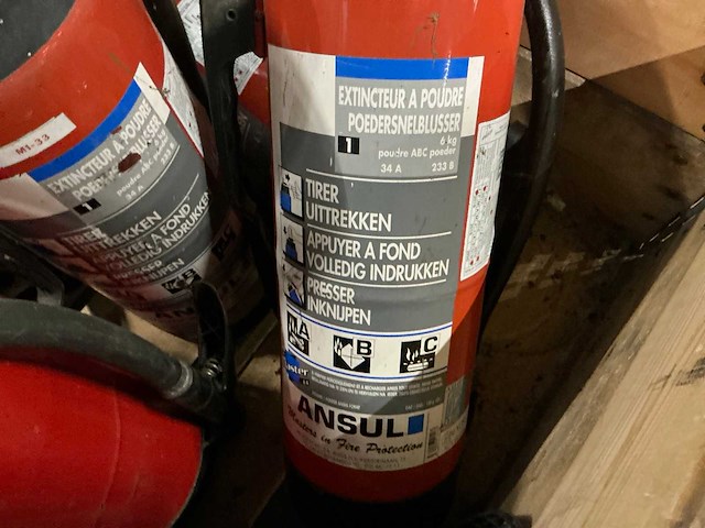 Poedersnelblusser (17x) - afbeelding 4 van  4