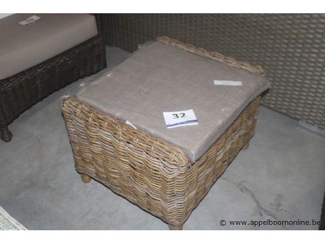 Poef enora taupe incl.kussen taupe - zetels & stoelen - afbeelding 1 van  1