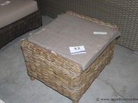 Poef enora taupe incl.kussen taupe - zetels & stoelen - afbeelding 1 van  1