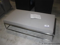 Poef frame 75x150cm (up) | kussen cloud groot kleur- d - dove - afbeelding 1 van  1