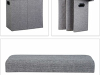 Poef met opbergruimte - afbeelding 5 van  6