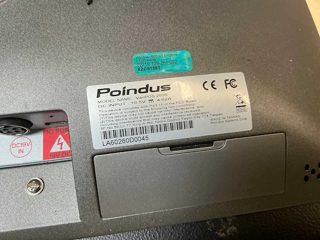 Poindus vanpos 250s pos-kassa - afbeelding 5 van  6