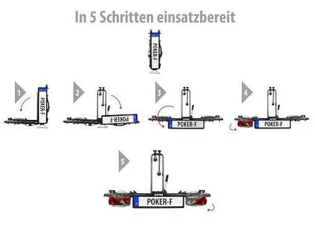 Poker-f platform fietsenrek eufab - afbeelding 6 van  8