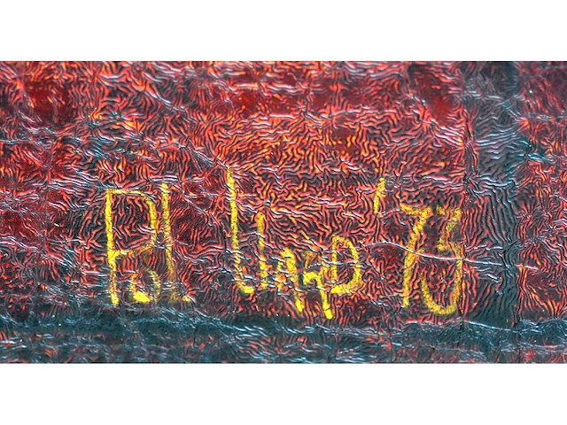 Pol liard - naakt in de rode stad - olie op paneel - 90x70 cm - afbeelding 3 van  9