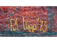 Pol liard - naakt in de rode stad - olie op paneel - 90x70 cm - afbeelding 3 van  9