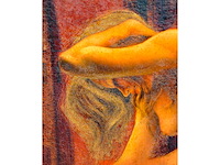 Pol liard - naakt in de rode stad - olie op paneel - 90x70 cm - afbeelding 4 van  9