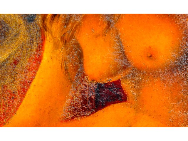 Pol liard - naakt in de rode stad - olie op paneel - 90x70 cm - afbeelding 8 van  9